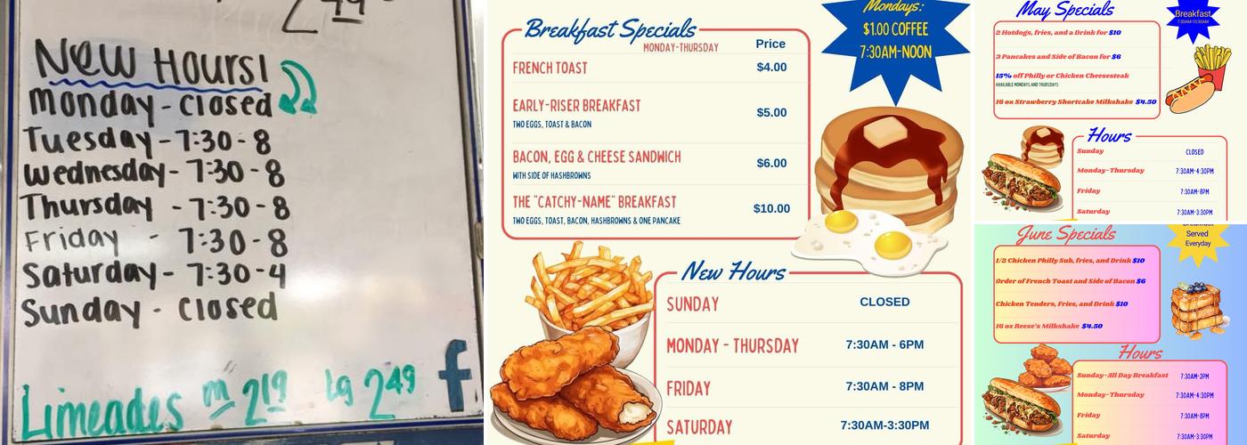 The Village Grill Menu