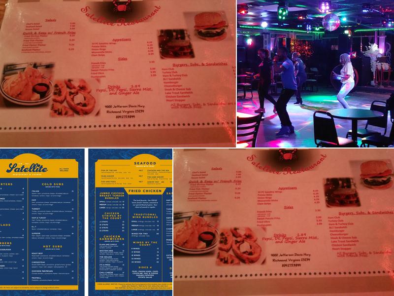 Satellite Restaurant Menu