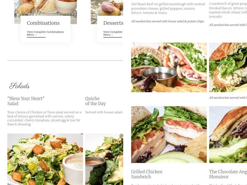 Chocolate Angel Cafe & Tea Room Menu