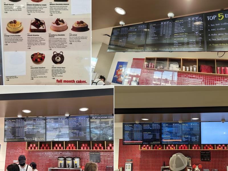 85°C Bakery Cafe - Plano Menu