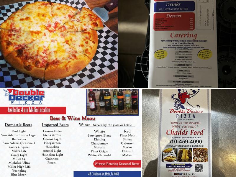 Double Decker Pizza Menu
