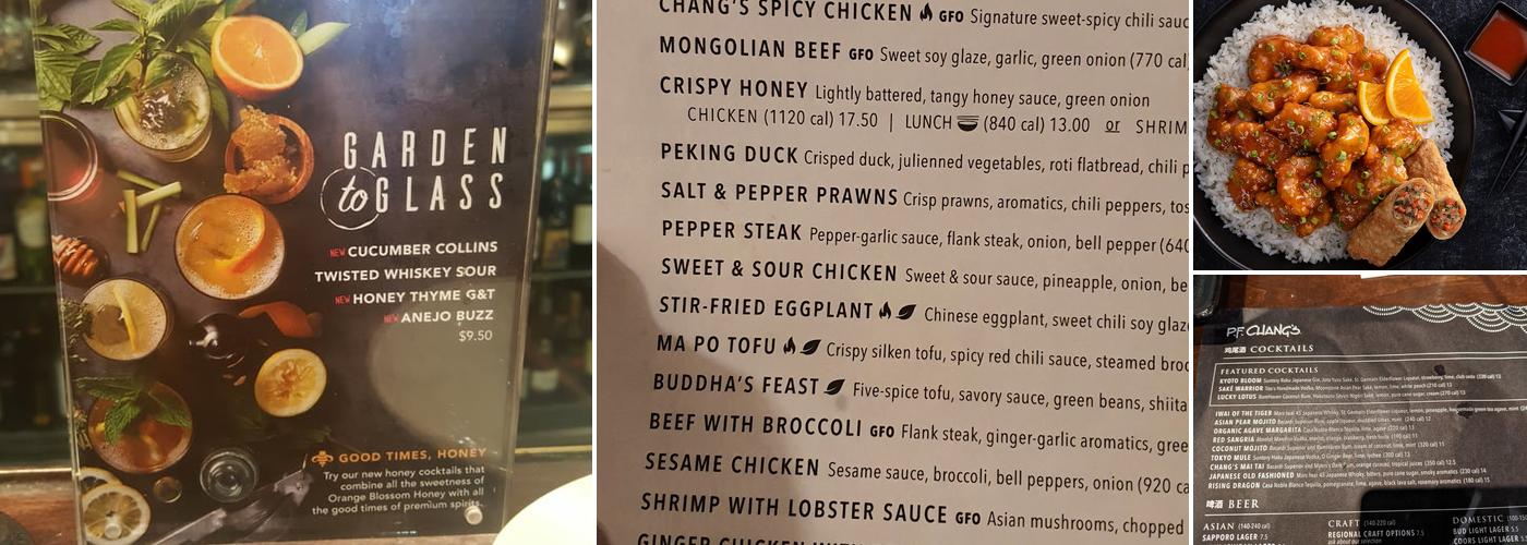 P.F. Chang's Menu