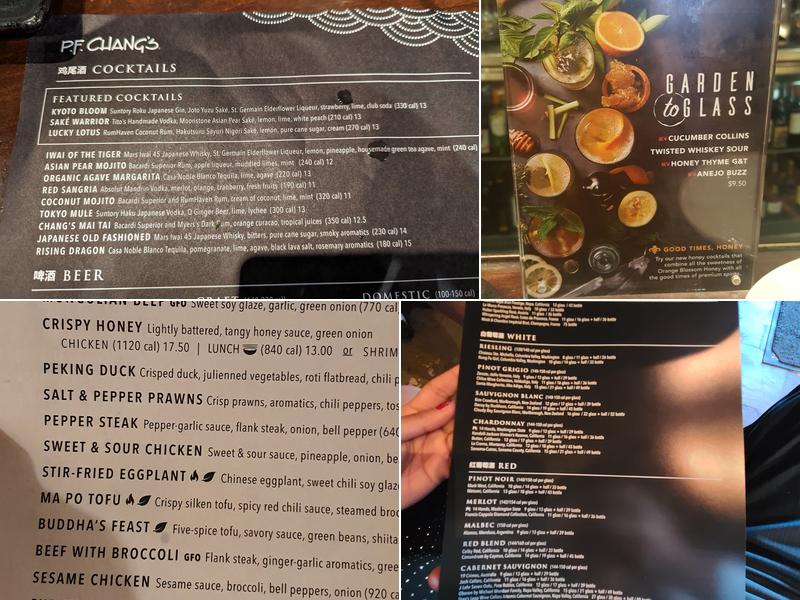 P.F. Chang's Menu