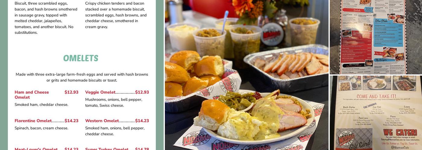 Norma's Cafe Menu