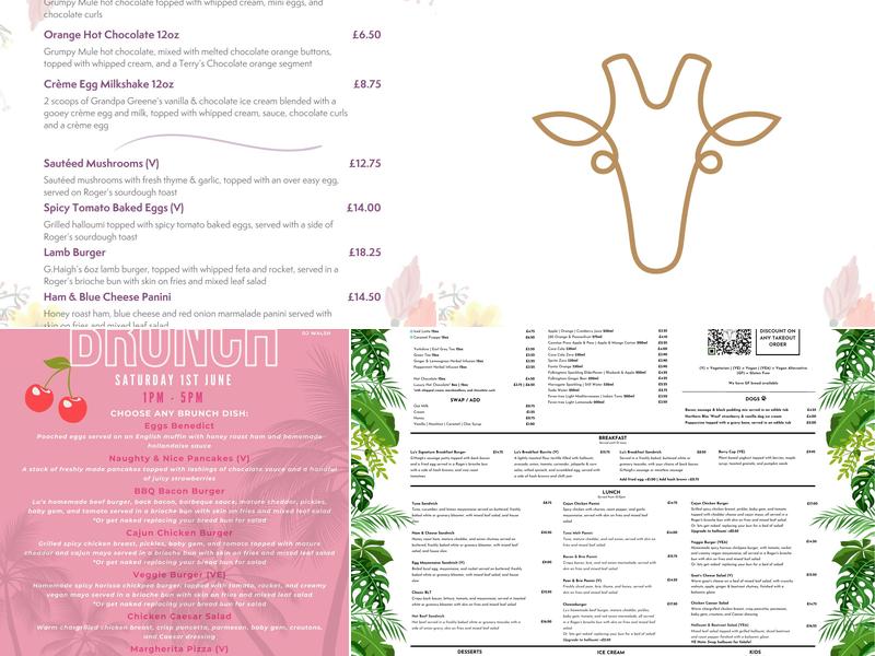 Lu's Place Menu