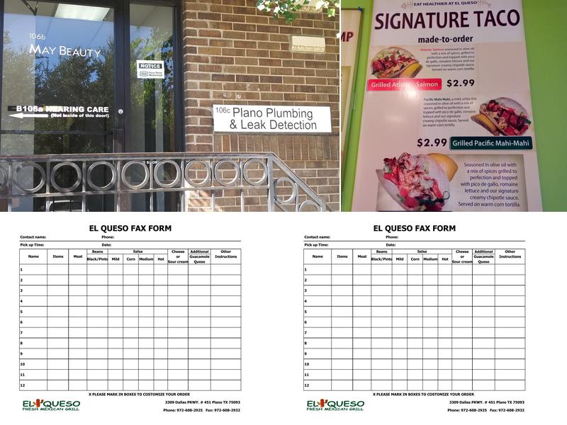 Plano Plumbing & Leak Detection Menu