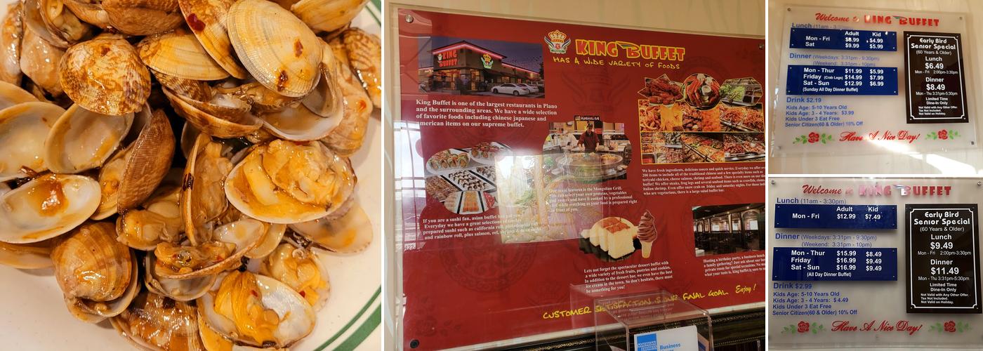 King Buffet Menu