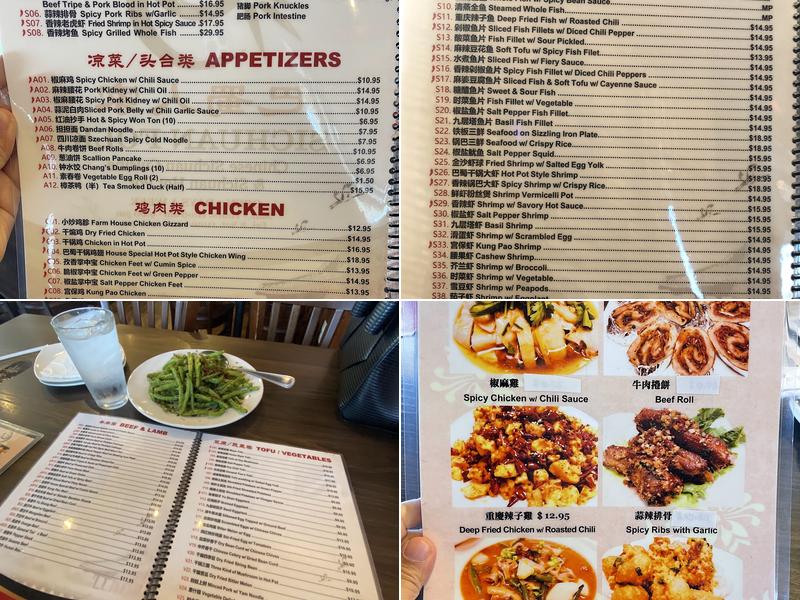 Sichuan Folk Menu
