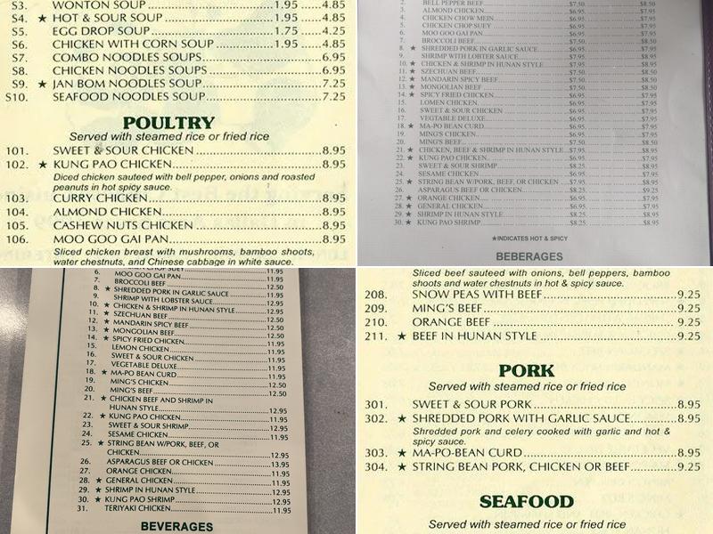 Little Hunan Menu