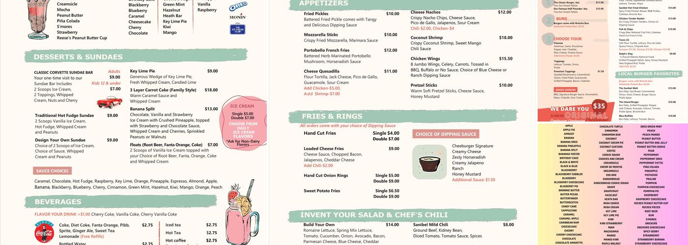 Cheeburger Cheeburger Menu