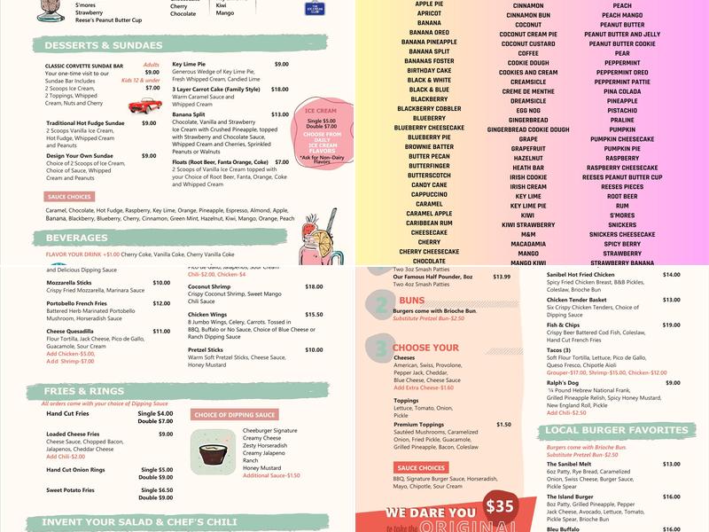 Cheeburger Cheeburger Menu