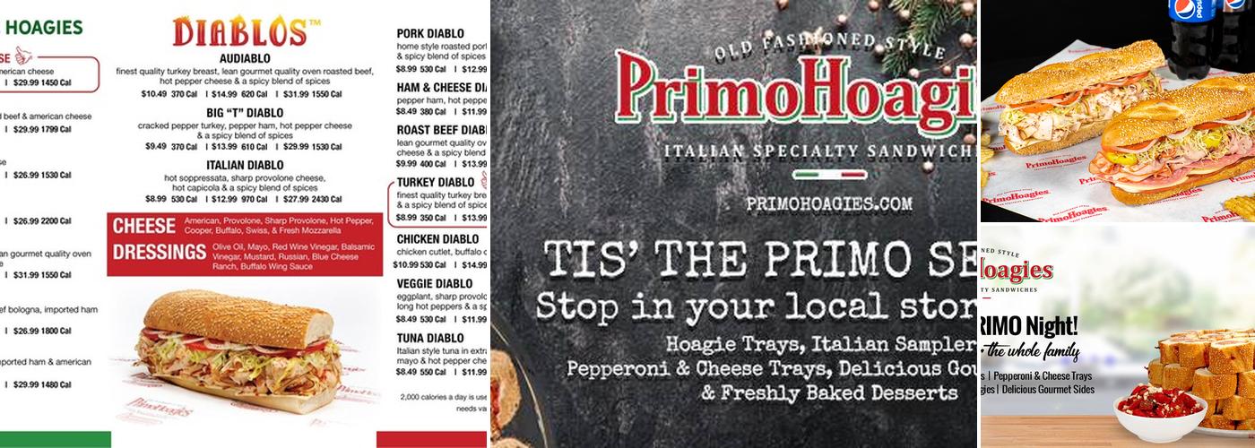 PrimoHoagies Menu