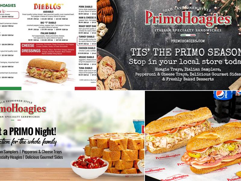 PrimoHoagies Menu