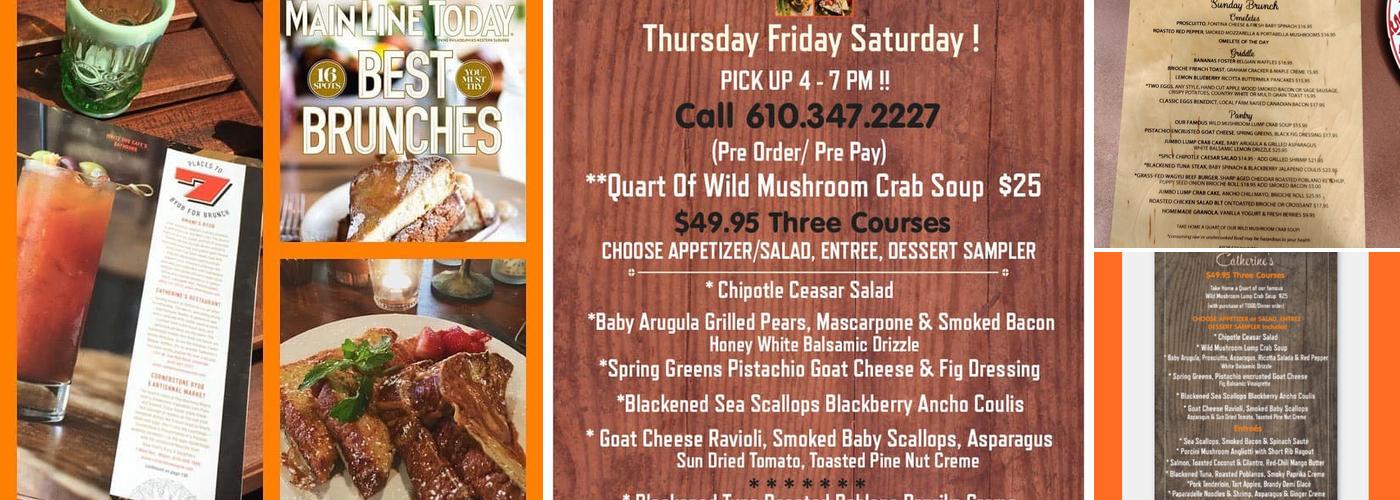 Catherine's Restaurant Menu