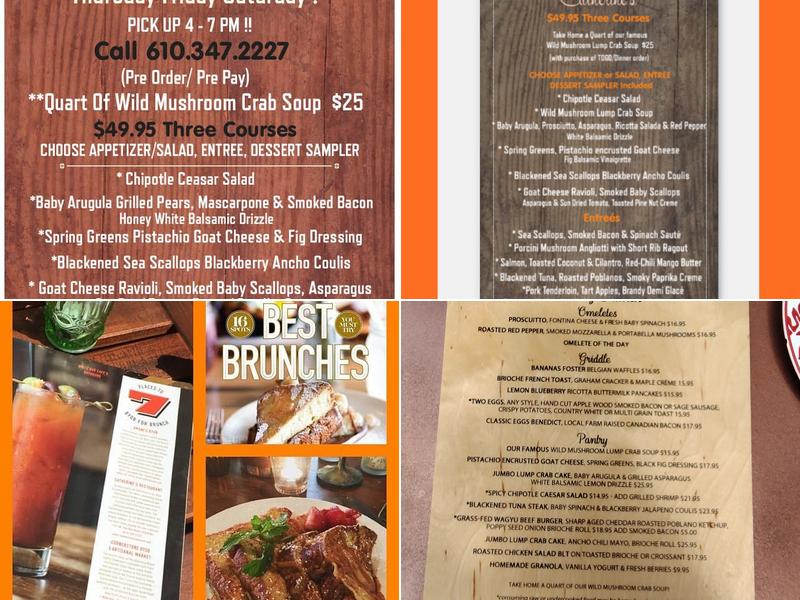Catherine's Restaurant Menu