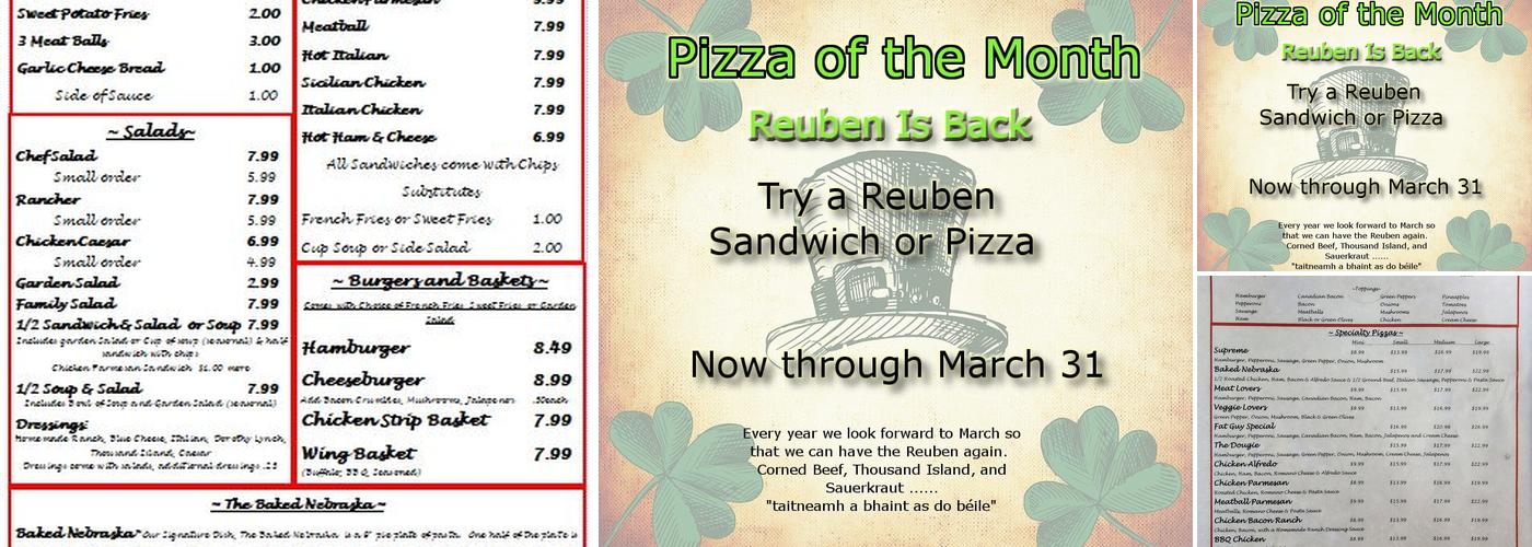 Papa D's Pizzeria Menu