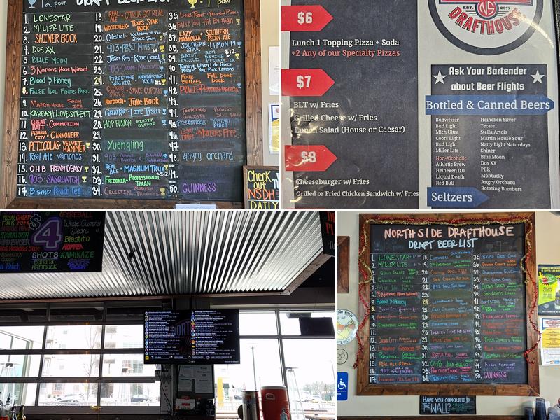 Northside Drafthouse & Eatery Menu