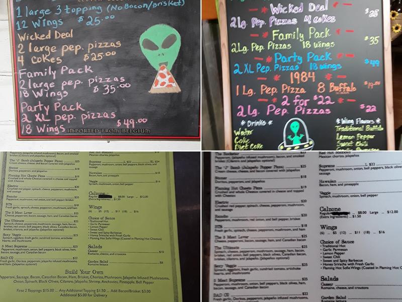 Wizard Wicks Pizza (Laredo'sOriginal) Menu