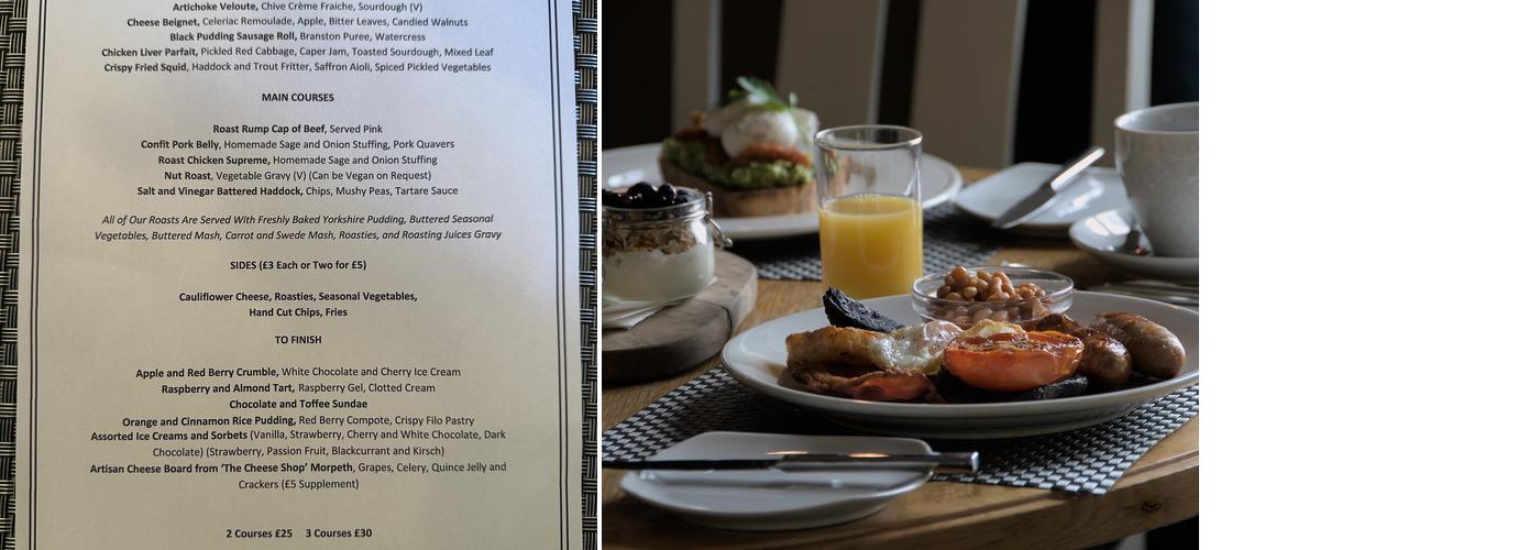 The Beresford Arms Menu