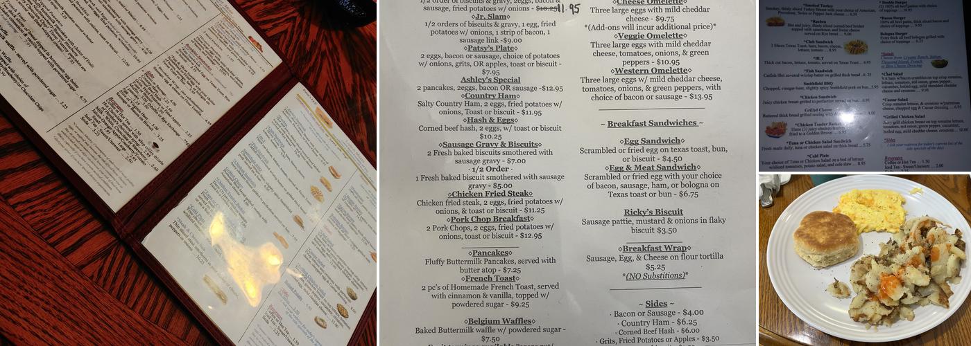 Patsy's Menu
