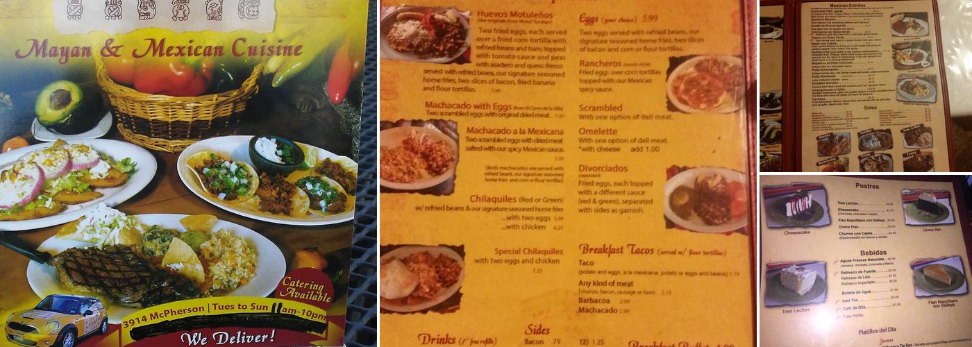 Las Kekas Restaurant Menu