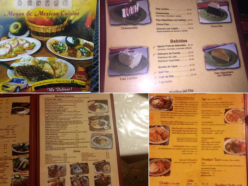Las Kekas Restaurant Menu