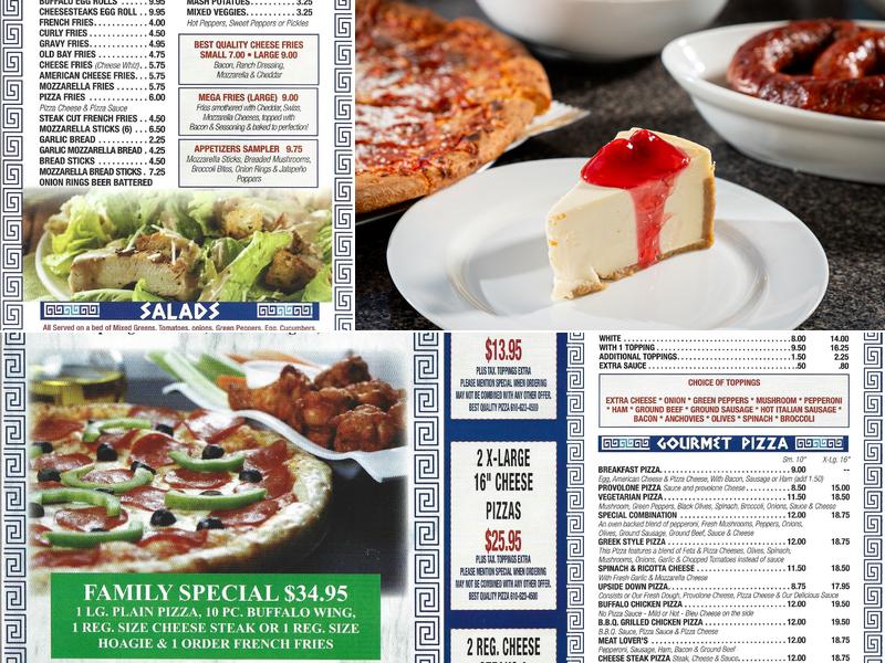 Best Quality Pizza Menu