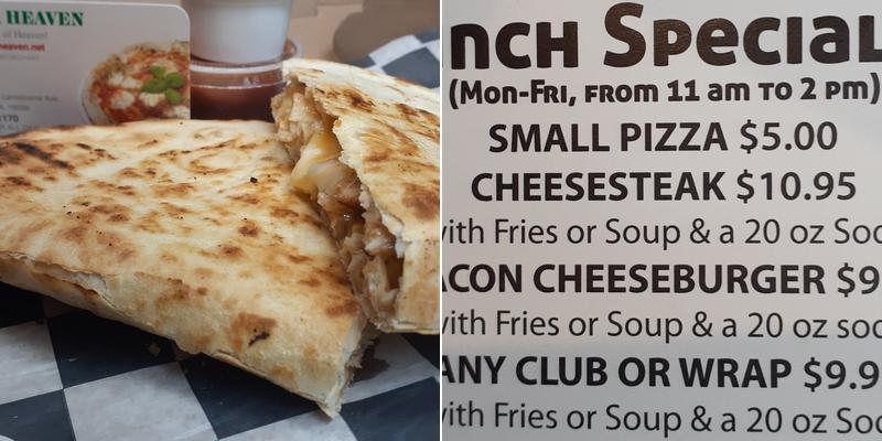 Pizza Heaven - Drexel Hill, PA Menu