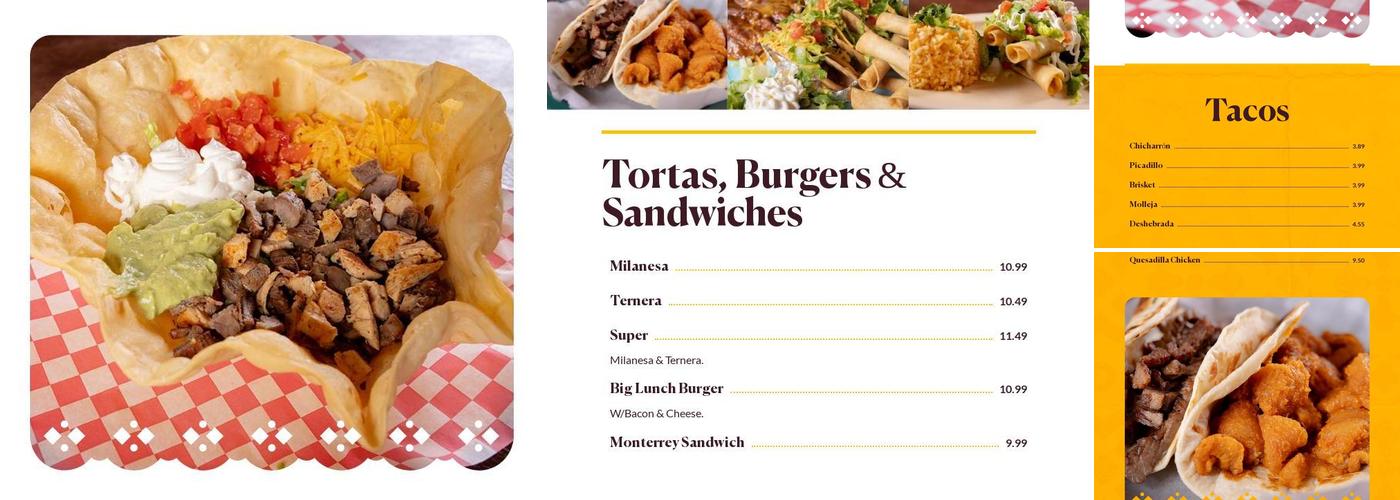 Dos Marias Kitchen Menu