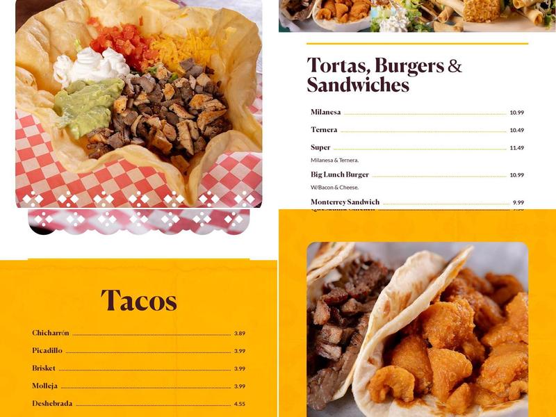 Dos Marias Kitchen Menu