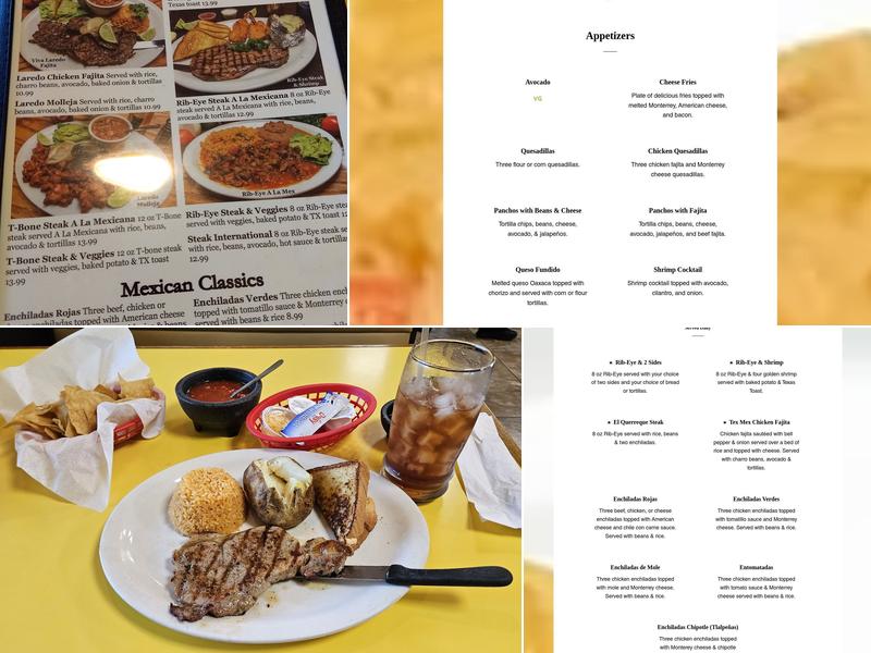 El Querreque Grill Menu