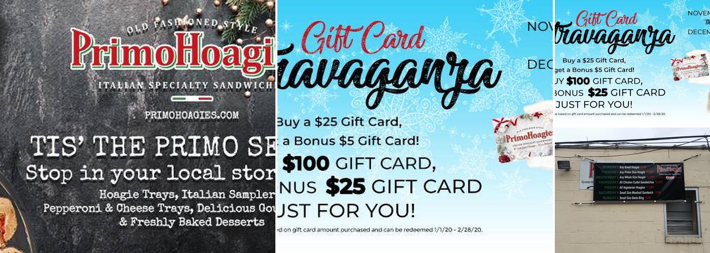 PrimoHoagies Menu