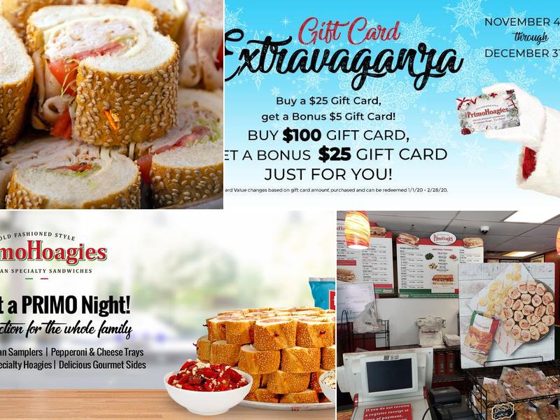 PrimoHoagies Menu