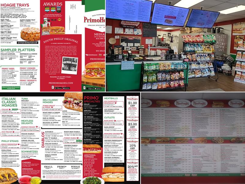 PrimoHoagies Menu