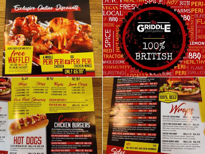 The Griddle Menu