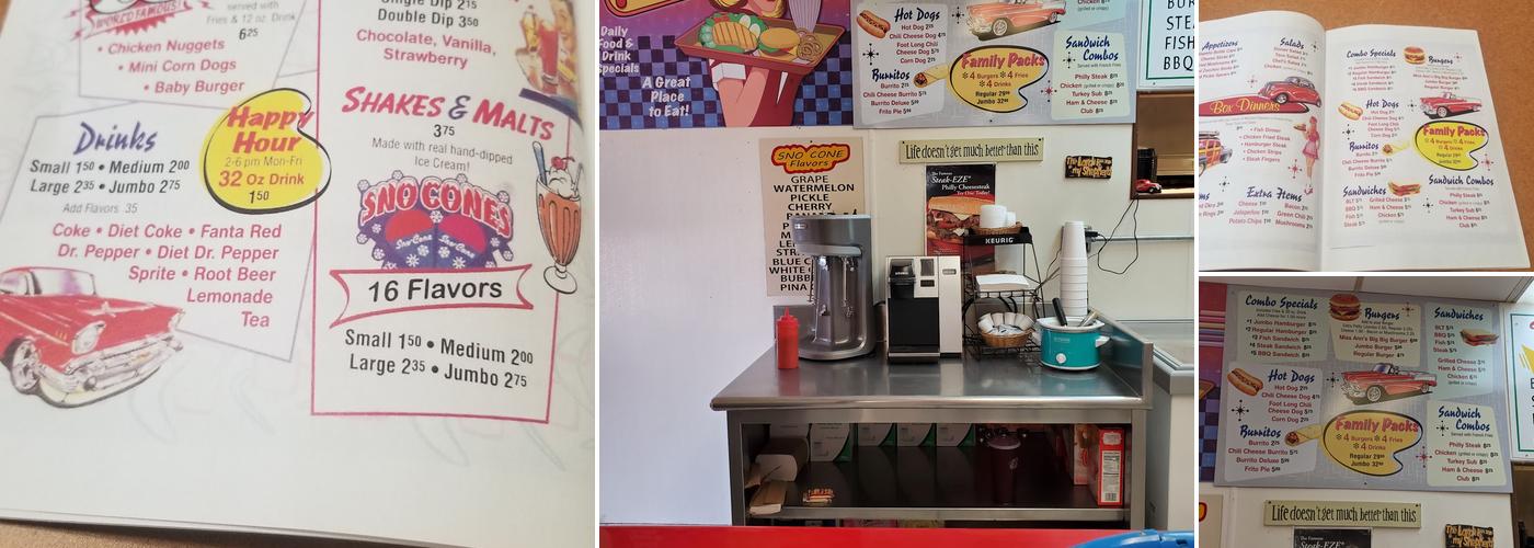 Miss Ann's Classic Diner Menu