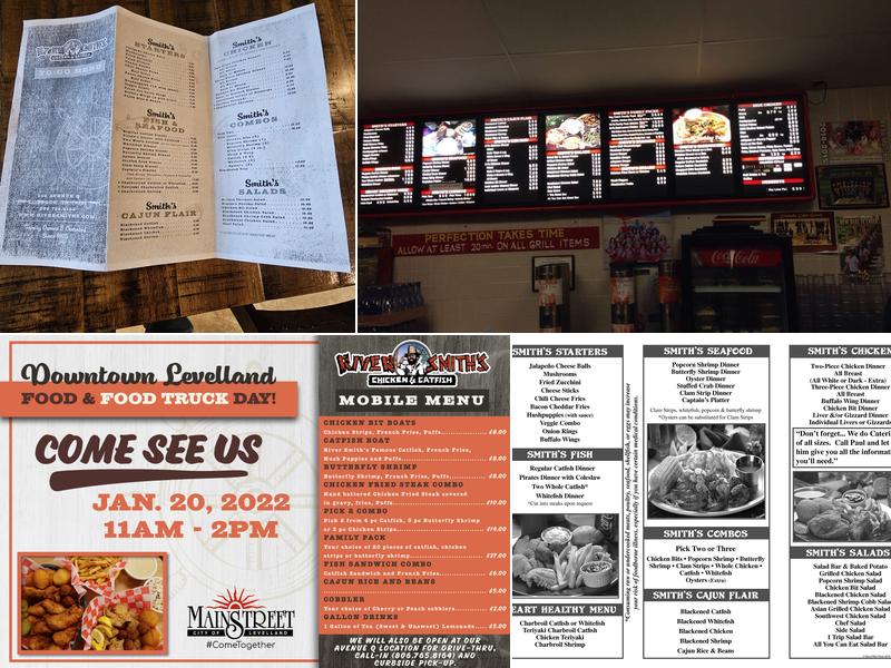 River Smith's Chicken & Catfish Menu