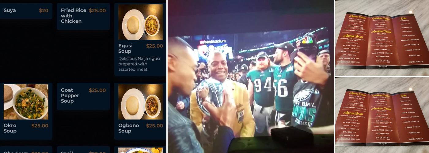 SA CAFE and Lounge Menu