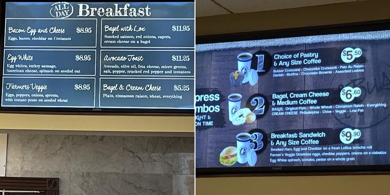 Le Bus Cafe Menu