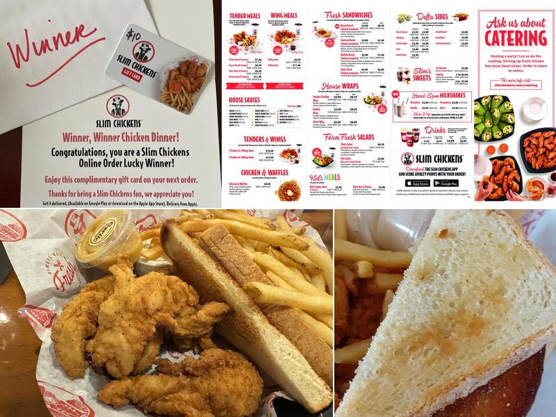 Slim Chickens Menu
