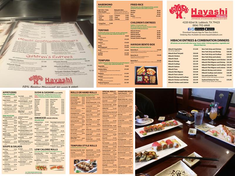Hayashi Menu