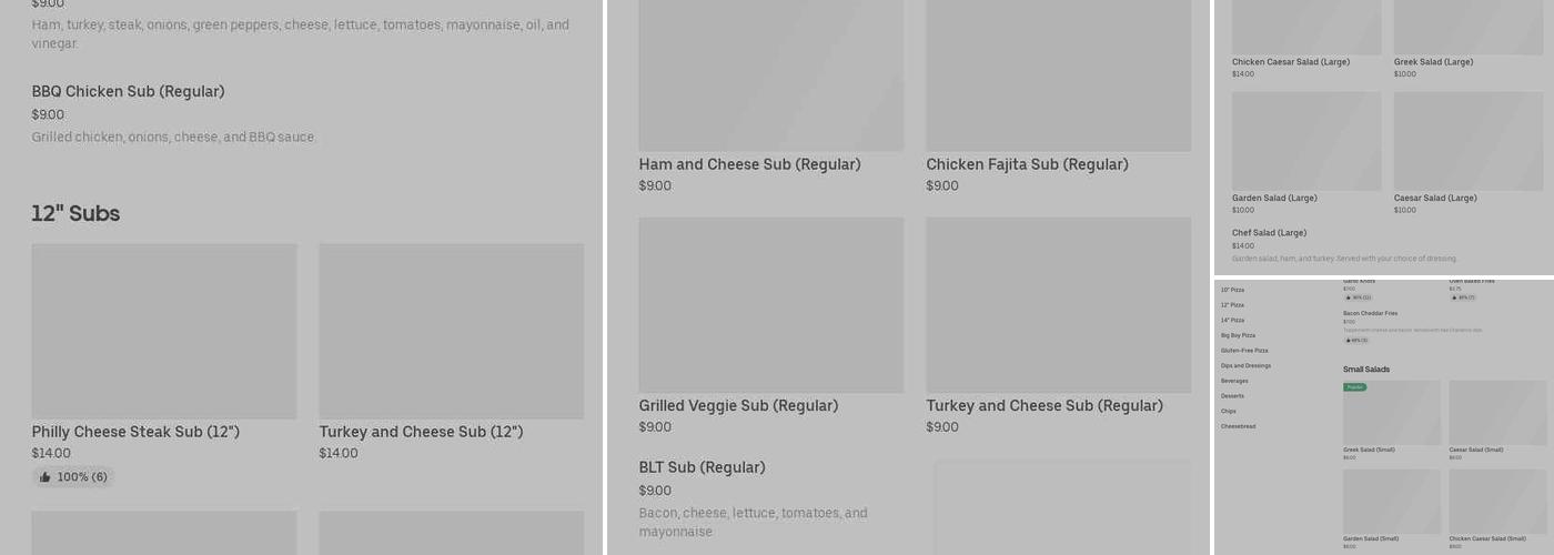 Chanello's Pizza Menu