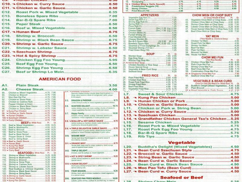 Grace Menu