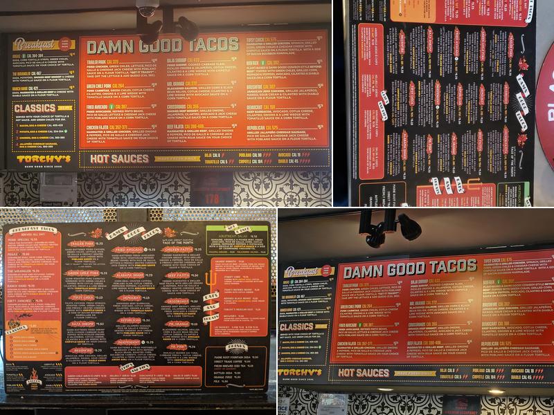 Torchy's Tacos Menu