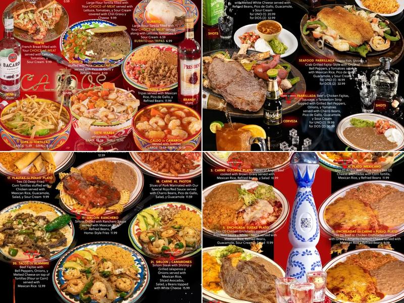 El Charro Menu