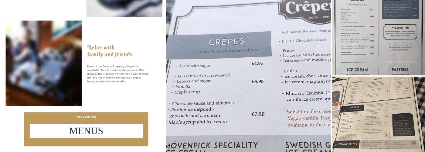 Pear Tree Creperie Menu