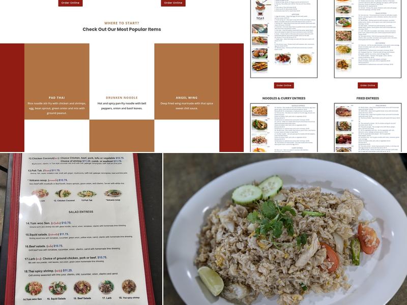 Thai Kitchen Menu