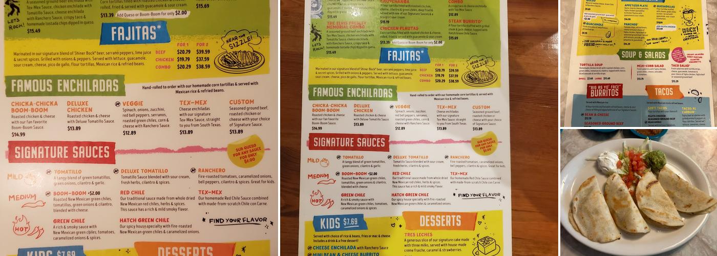 Chuy's Menu