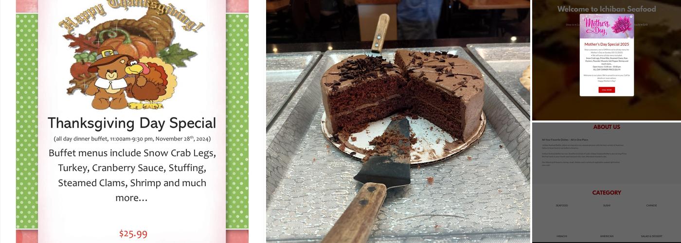 Ichiban Seafood Buffet Menu