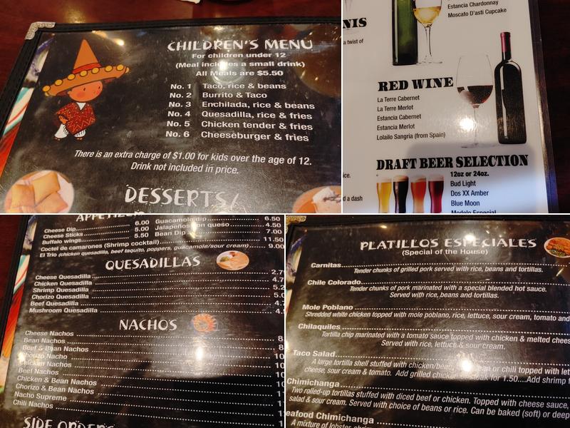 Jalapeños Menu